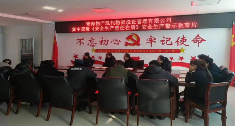 責任重于泰山 安全警鐘長鳴&mdash;&mdash;現(xiàn)代物流公司集中觀看《安全生產(chǎn) 責任在肩》警示教育片