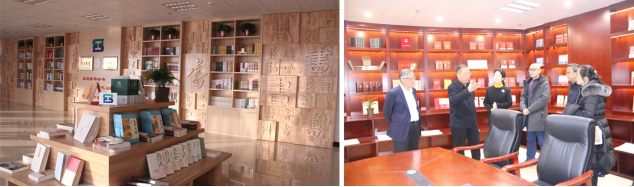 省委常委、省總工會(huì)主席馬吉孝同志來我司為全國職工書屋示范點(diǎn)揭牌